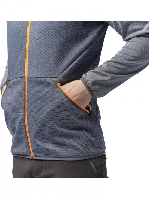 Salewa Puez Melange PL M FZ HDY férfi polár pulóver kék színben 6