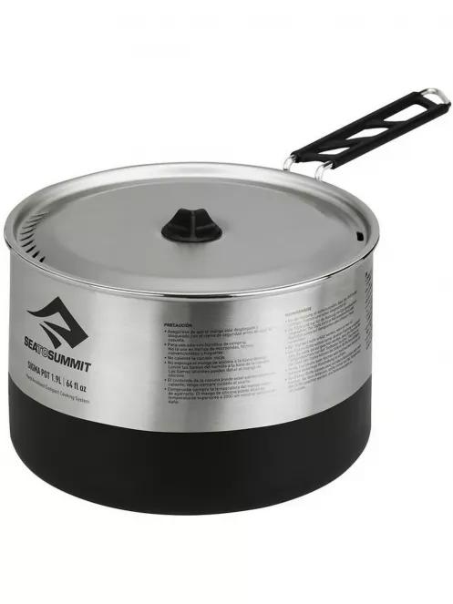 SeaToSummit Sigma Pot 1.9 Litre főzőedény szürke színben 2