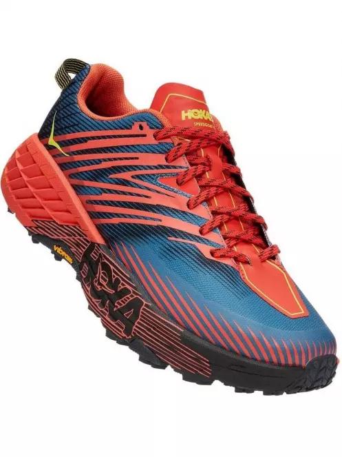 Hoka Speedgoat 4 Wide férfi futócipő piros színben 2