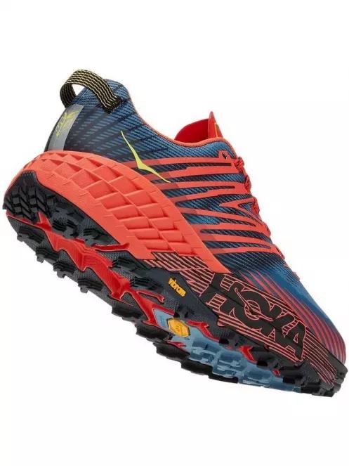 Hoka Speedgoat 4 Wide férfi futócipő piros színben 3