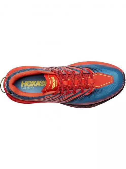 Hoka Speedgoat 4 Wide férfi futócipő piros színben 4