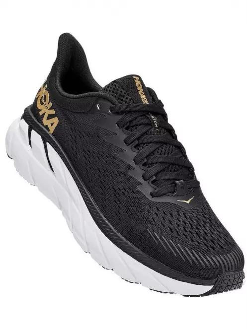Hoka Clifton 7 női aszfalt futócipő fekete színben 2