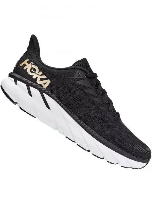 Hoka Clifton 7 női aszfalt futócipő fekete színben 3
