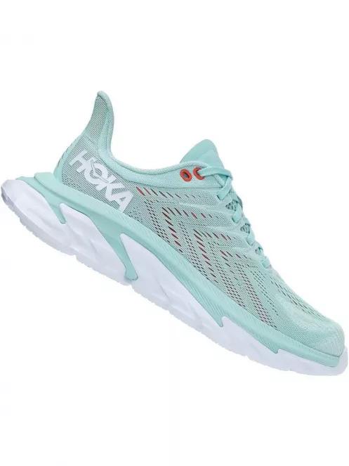 Hoka Clifton Edge női futócipő világoskék színben 3