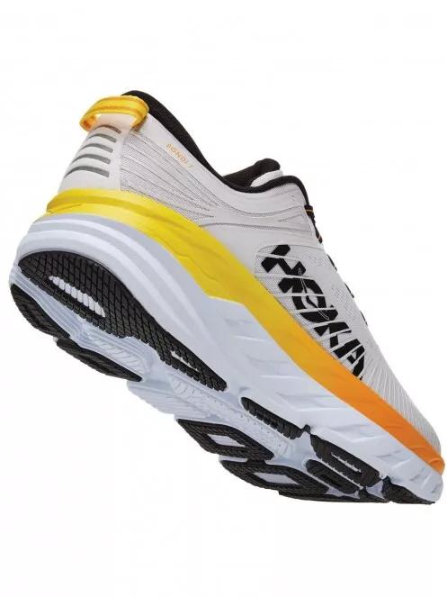 Hoka Bondi 7 férfi aszfalt futócipő fehér színben 4