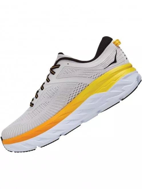Hoka Bondi 7 férfi aszfalt futócipő fehér színben 5