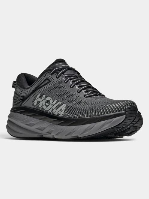 Hoka Bondi 7 férfi aszfalt futócipő fekete színben 2