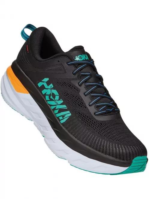 Hoka Bondi 7 férfi aszfalt futócipő fekete színben 2