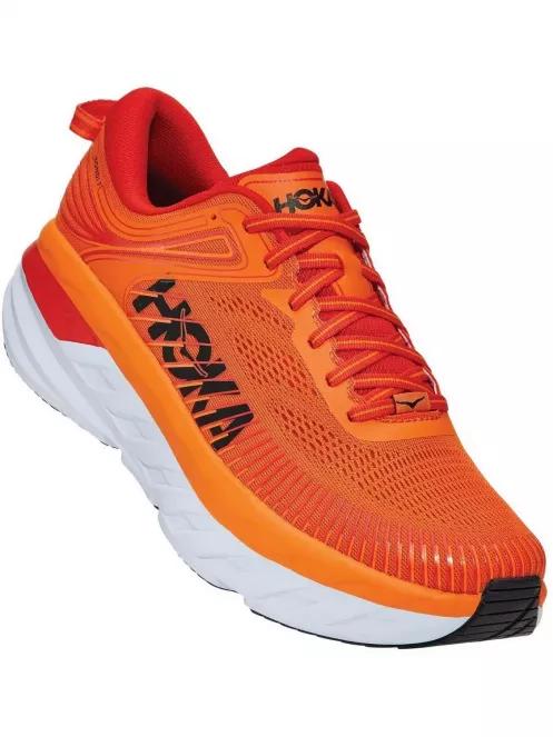 Hoka Bondi 7 férfi aszfalt futócipő narancssárga színben 2
