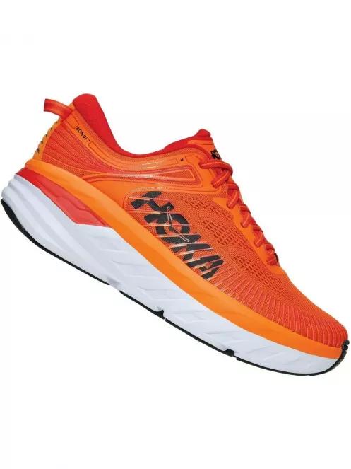 Hoka Bondi 7 férfi aszfalt futócipő narancssárga színben 3