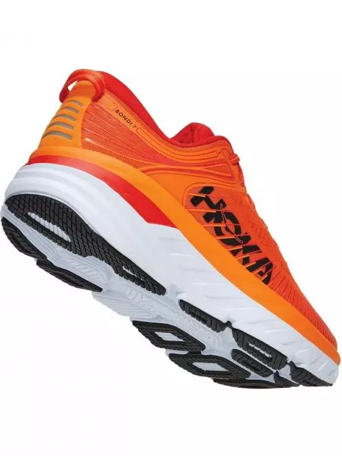 Hoka Bondi 7 férfi aszfalt futócipő narancssárga színben 4