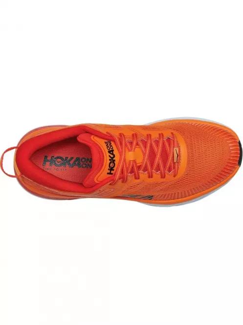 Hoka Bondi 7 férfi aszfalt futócipő narancssárga színben 6
