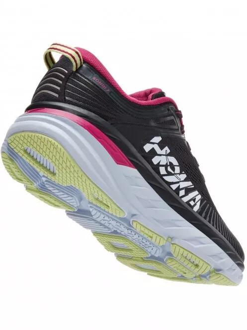 Hoka Bondi 7 női aszfalt futócipő fekete színben 4