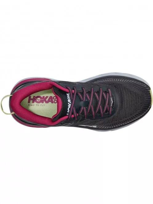 Hoka Bondi 7 női aszfalt futócipő fekete színben 6
