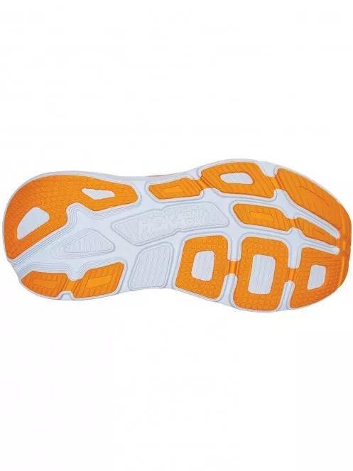 Hoka Bondi 7 női aszfalt futócipő narancssárga színben 7