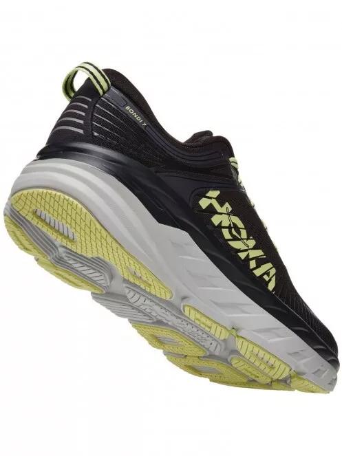 Hoka Bondi 7 Wide férfi aszfalt futócipő fekete színben 4