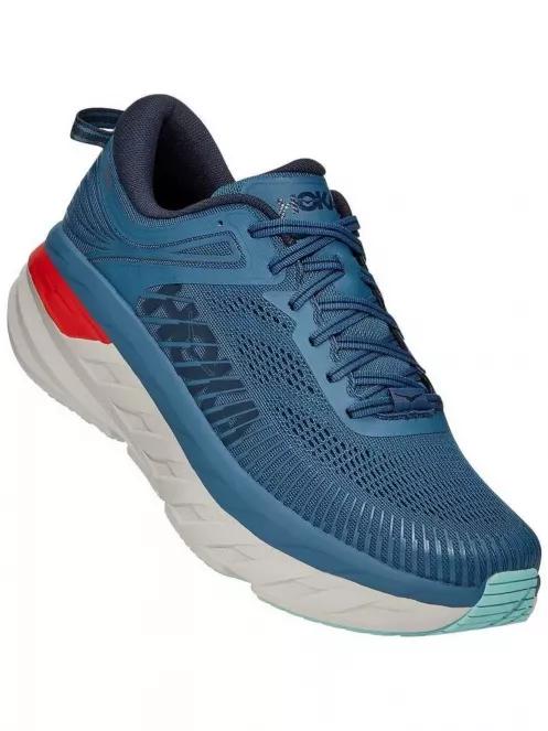 Hoka Bondi 7 Wide férfi aszfalt futócipő sötétkék színben 2