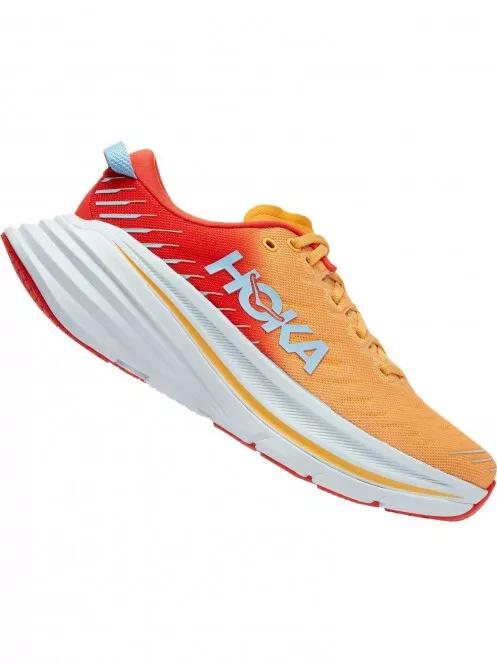 Hoka BONDI X férfi futócipő narancssárga színben 3