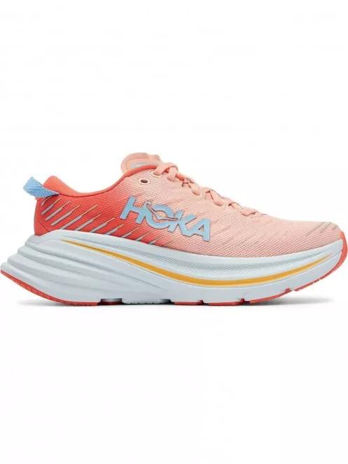 Hoka BONDI X női futócipő rózsaszín színben 8