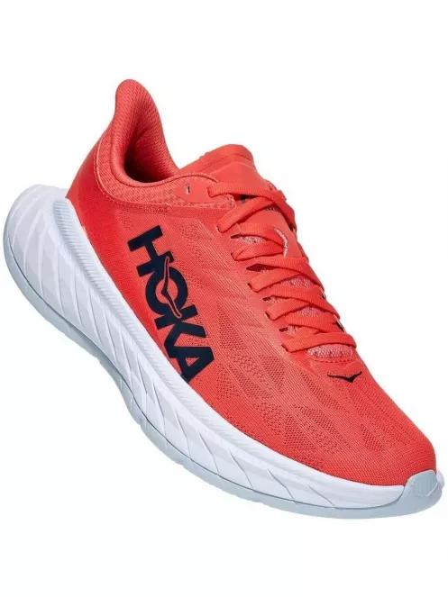 Hoka W'S Carbon X 2 női futócipő piros színben 2