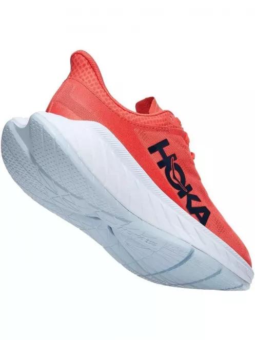 Hoka W'S Carbon X 2 női futócipő piros színben 3