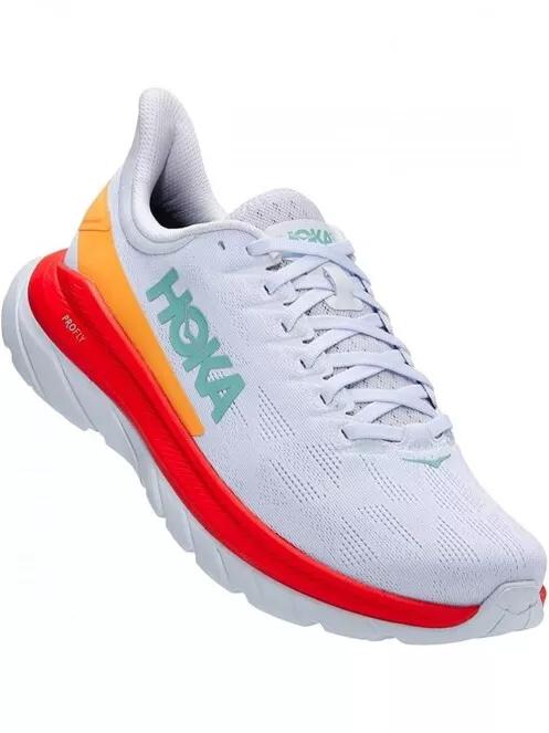 Hoka Mach 4 férfi futócipő fehér színben 2