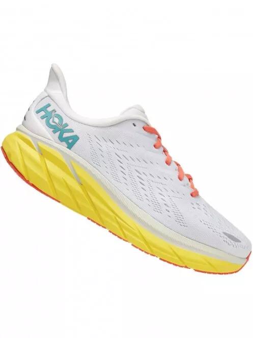 Hoka Clifton 8 férfi aszfalt futócipő fehér színben 3