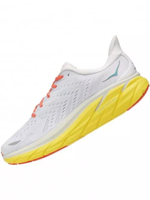 Hoka Clifton 8 férfi aszfalt futócipő fehér színben 5
