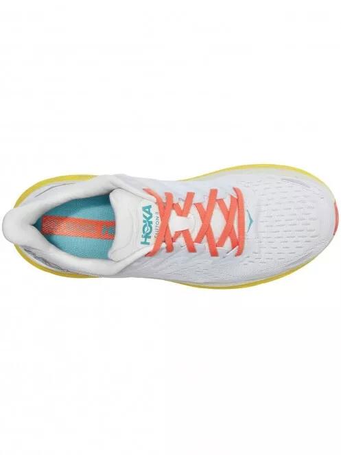 Hoka Clifton 8 férfi aszfalt futócipő fehér színben 6