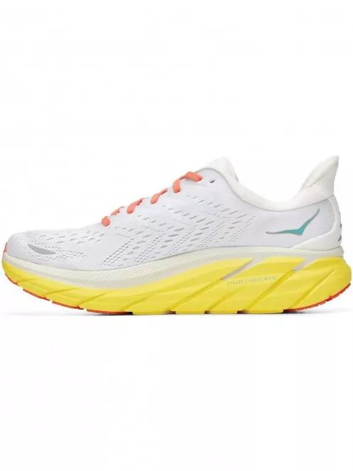 Hoka Clifton 8 férfi aszfalt futócipő fehér színben 9