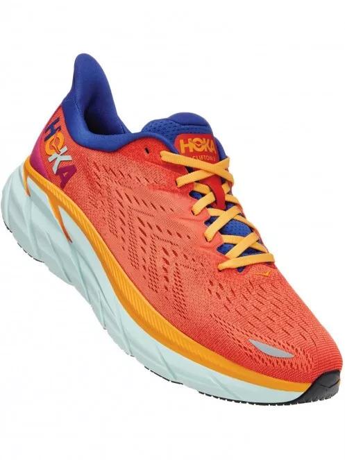 Hoka Clifton 8 férfi aszfalt futócipő narancssárga színben 2