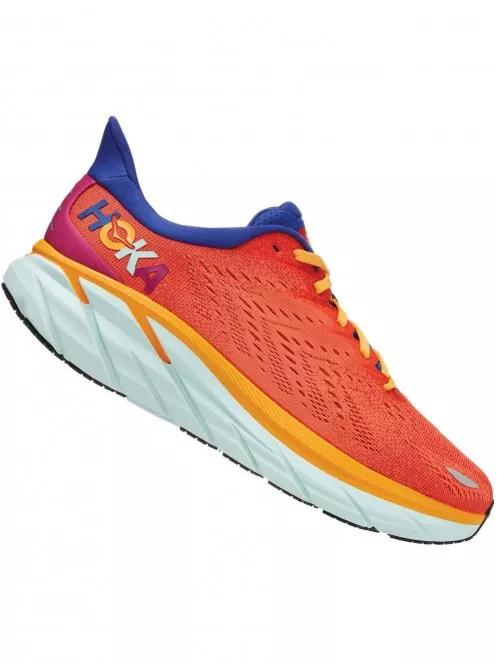 Hoka Clifton 8 férfi aszfalt futócipő narancssárga színben 3