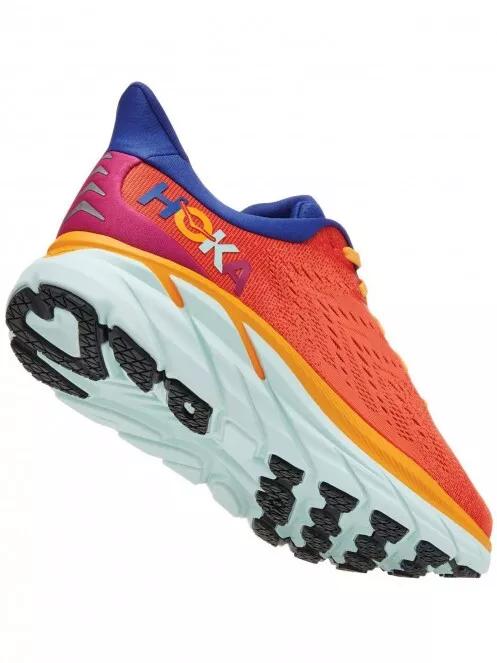 Hoka Clifton 8 férfi aszfalt futócipő narancssárga színben 4