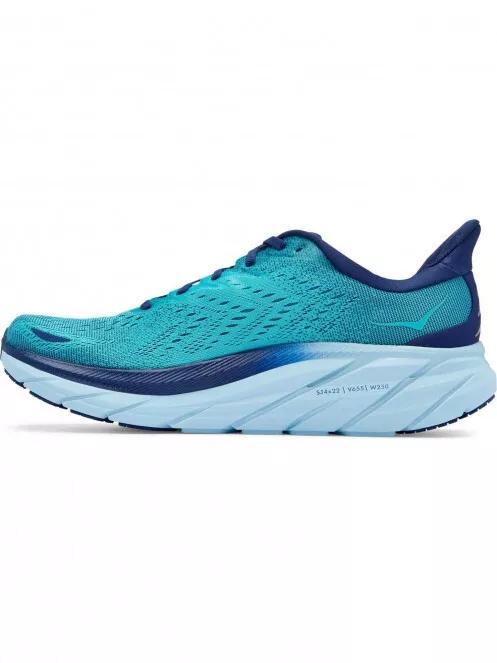 Hoka CLIFTON 8 férfi futócipő kék színben 9
