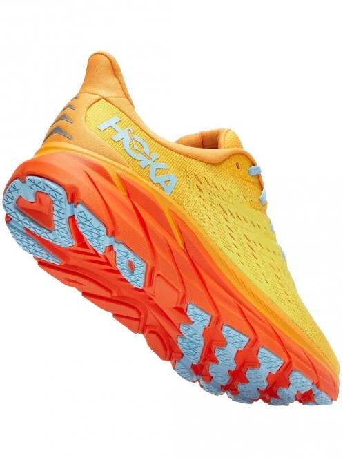 Hoka CLIFTON 8 férfi futócipő narancssárga színben 3