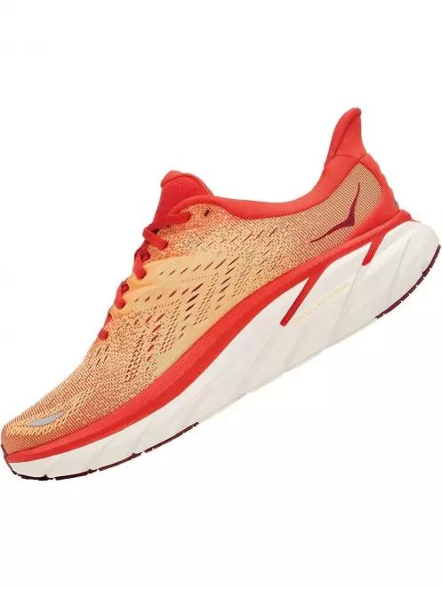 Hoka Clifton 8 férfi aszfalt futócipő narancssárga színben 5