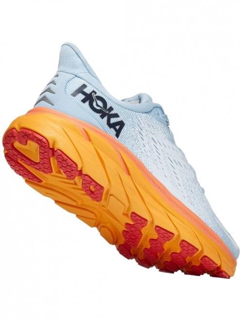 Hoka CLIFTON 8 női futócipő világoskék színben 3