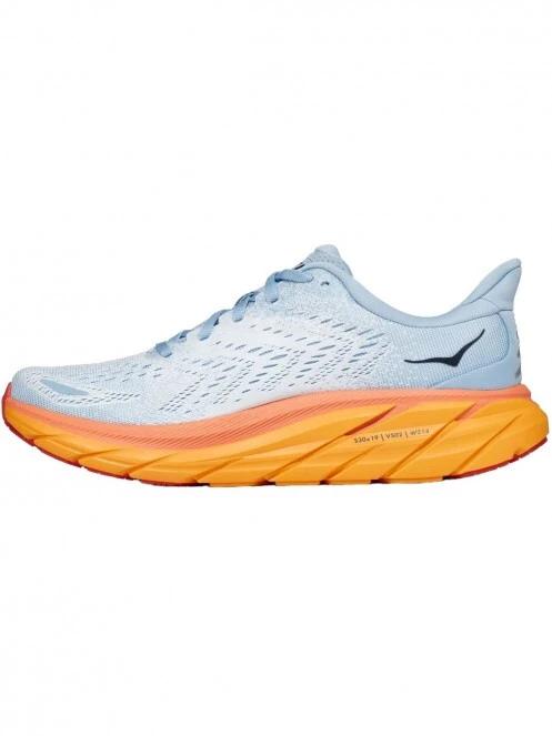 Hoka CLIFTON 8 női futócipő világoskék színben 5