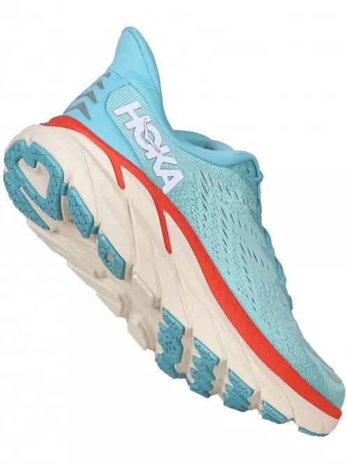 Hoka Clifton 8 női aszfalt futócipő világoskék színben 4