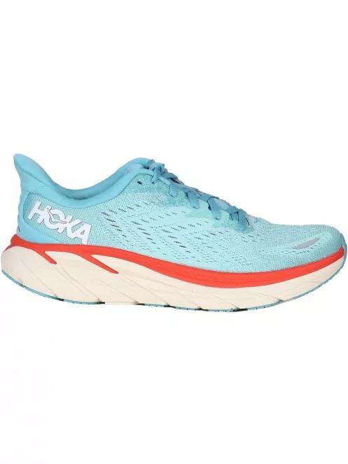 Hoka Clifton 8 női aszfalt futócipő világoskék színben 8