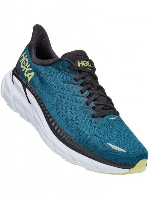 Hoka Clifton 8 Wide férfi aszfalt futócipő kék színben 2