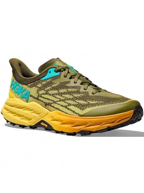 Hoka M'S Speedgoat 5 férfi terepfutó cipő oliva színben 2