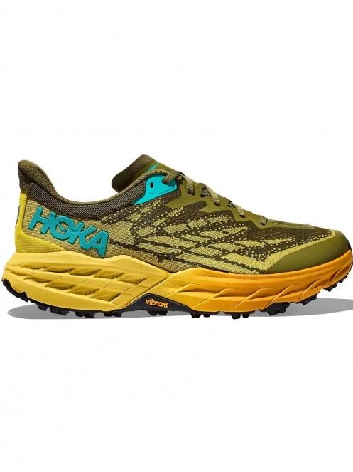 Hoka M'S Speedgoat 5 férfi terepfutó cipő oliva színben 4