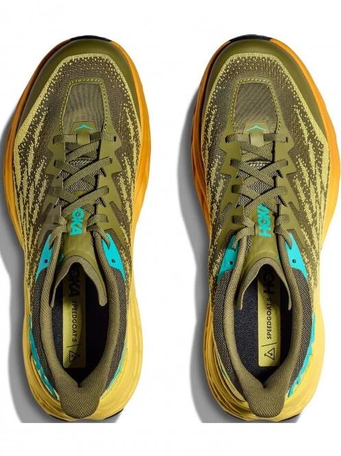 Hoka M'S Speedgoat 5 férfi terepfutó cipő oliva színben 7