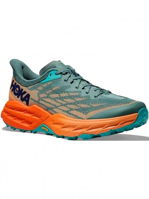 Hoka M'S Speedgoat 5 férfi terepfutó cipő zöld színben 2