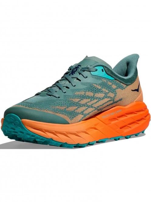 Hoka M'S Speedgoat 5 férfi terepfutó cipő zöld színben 3
