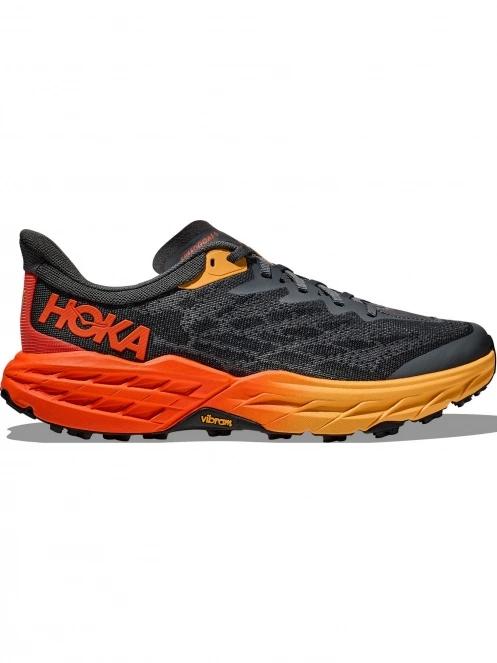 Hoka Speedgoat 5 férfi terepfutó cipő fekete színben 4
