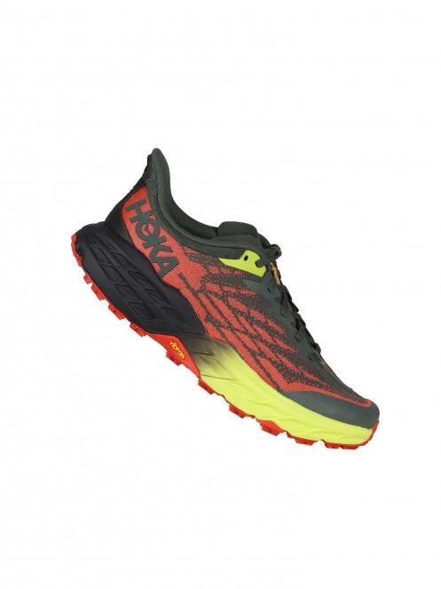 Hoka SPEEDGOAT 5 WIDE férfi futócipő sárga színben 3