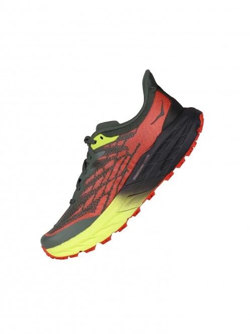 Hoka SPEEDGOAT 5 WIDE férfi futócipő sárga színben 4