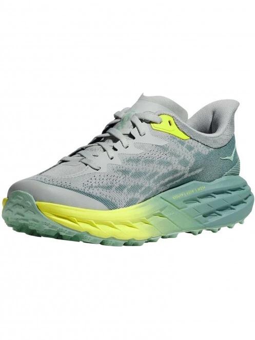 Hoka W'S Speedgoat 5 Wide női terepfutó cipő szürke színben 3